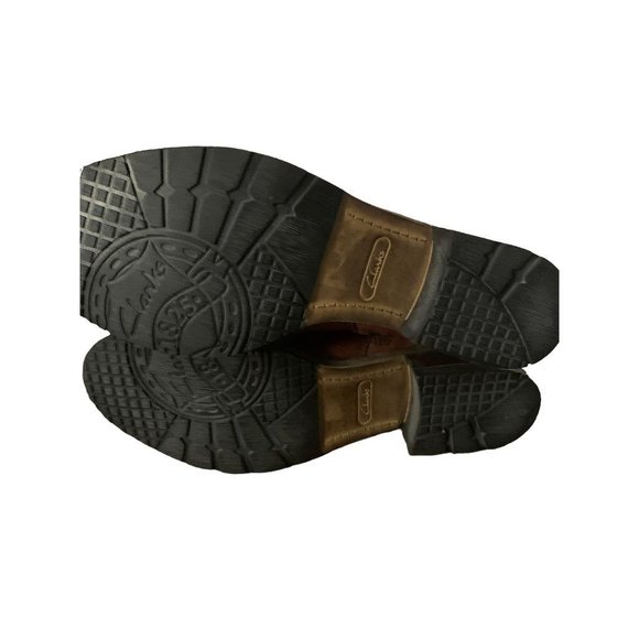 8.5M Clarks Artisan Rust Volara Melody Leather Boot Fleece Lined - Picture 5 of 9